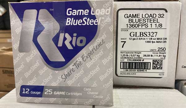 Rio BlueSteel Dove Loads