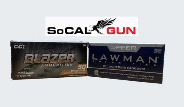 Lawman and Blazer 9mm ammo